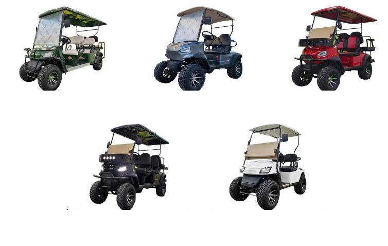 Electric with for Dump Bed Seater Carts Push Bags 6seat Verified Wheels & Tires Tow Bars Body Kit Gasoline Mobile Tap Golf Cart