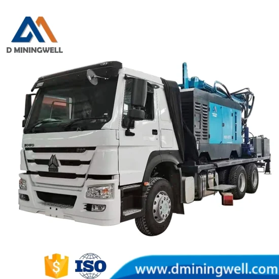 Dminingwell ha utilizzato la macchina per perforazione di pozzi d'acqua per pozzi profondi montata su camion da 600 m in vendita
